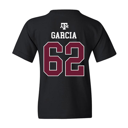 Texas A&M - NCAA Football : Marcus Garcia - Black Out 2026 Youth T-Shirt-1