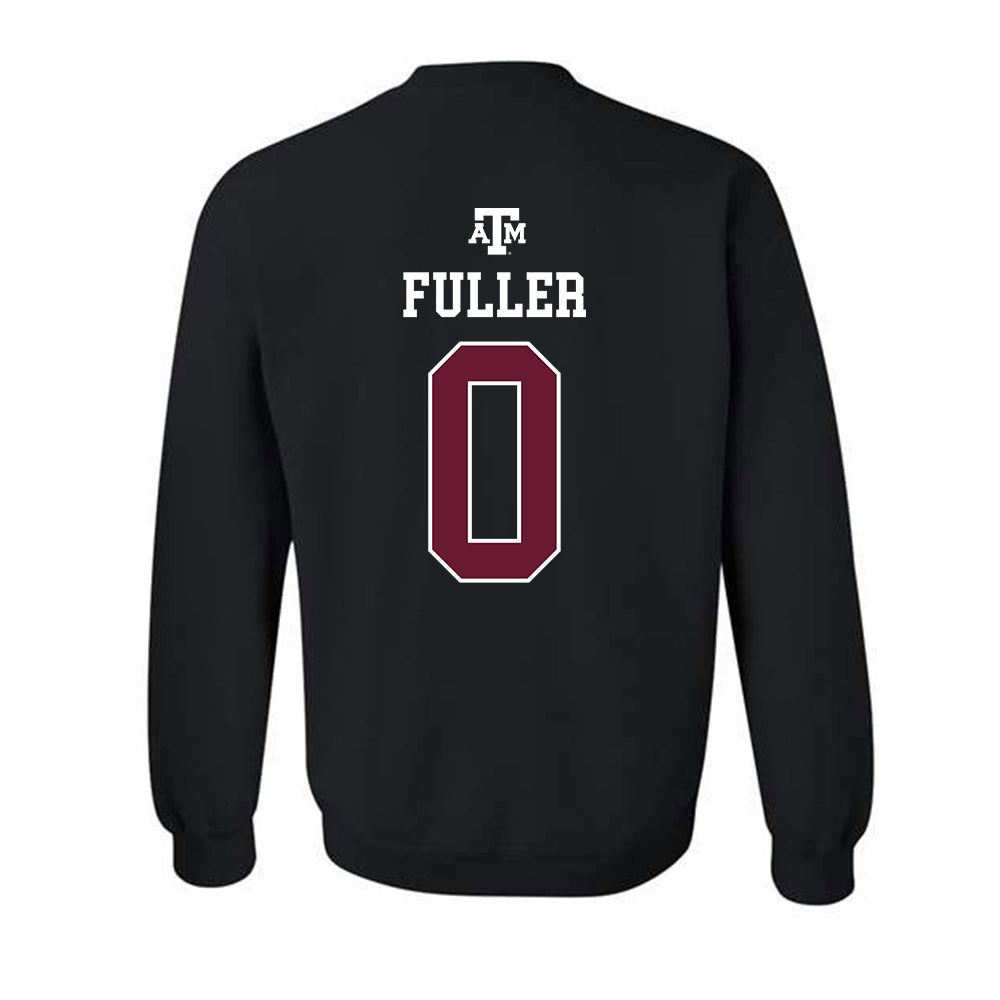 Texas A&M - NCAA Women's Soccer : Sydney Fuller - Black Out 2026 Crewneck Sweatshirt-1