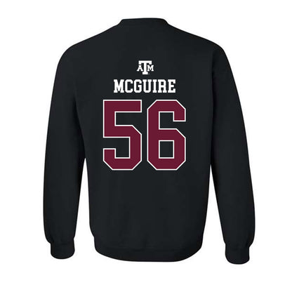 Texas A&M - NCAA Football : Nelson Mcguire - Black Out 2026 Crewneck Sweatshirt-1