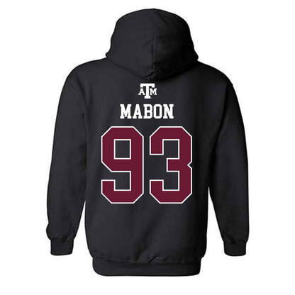 Texas A&M - NCAA Football : Nathan Mabon - Black Out 2026 Hooded Sweatshirt-1