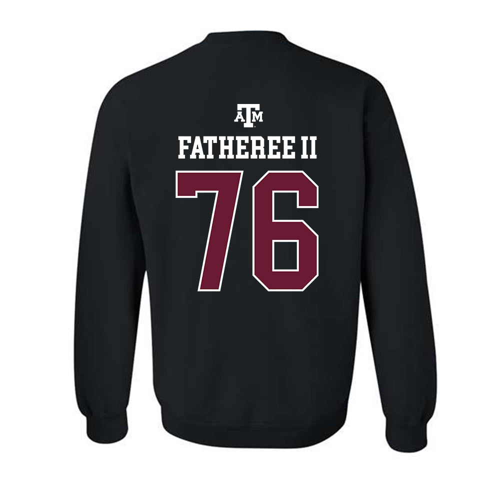 Texas A&M - NCAA Football : Reuben Fatheree II - Black Out 2026 Crewneck Sweatshirt-1