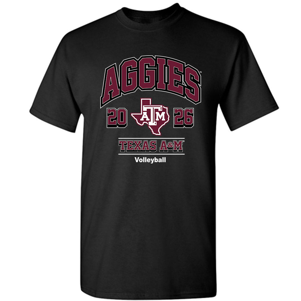 Texas A&M - NCAA Women's Volleyball : Taryn Morris - Black Out 2026 T-Shirt-0