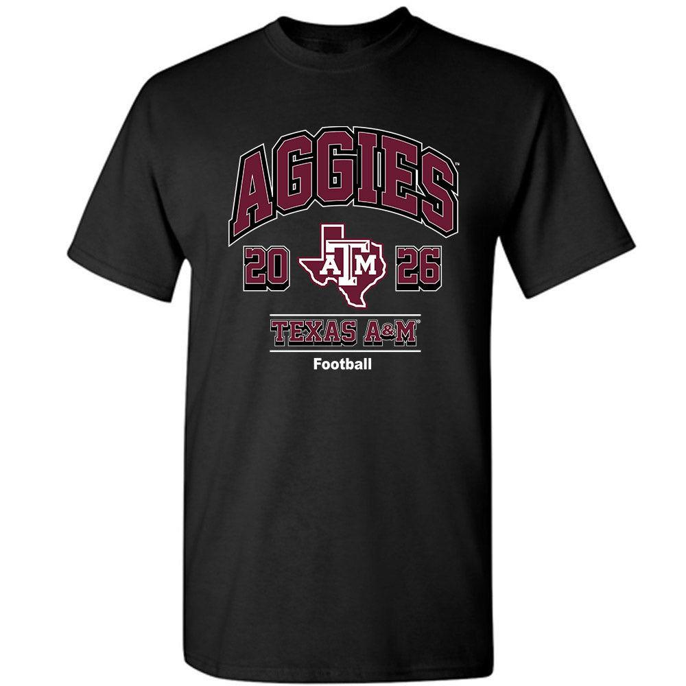 Texas A&M - NCAA Football : Houston Thomas - Black Out 2026 T-Shirt-0