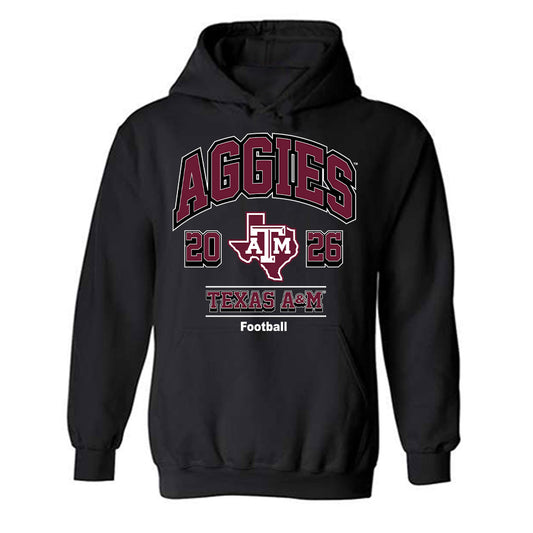 Texas A&M - NCAA Football : CJ Mims - Black Out 2026 Hooded Sweatshirt-0