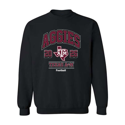 Texas A&M - NCAA Football : Jared White - Black Out 2026 Crewneck Sweatshirt-0