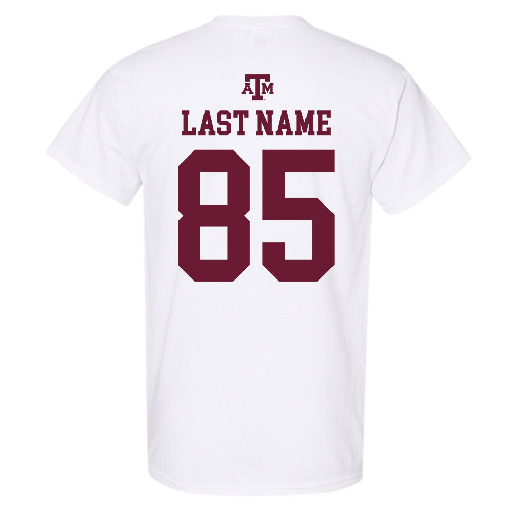 Texas A&M - NCAA Football : Chase Burton - White Out 2026 T-Shirt-1