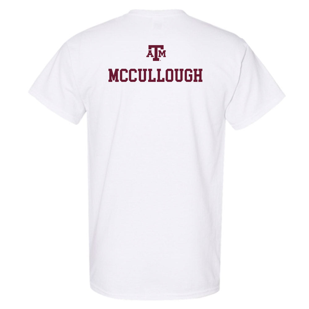 Texas A&M - NCAA Equestrian : Ella McCullough - White Out 2026 T-Shirt-1