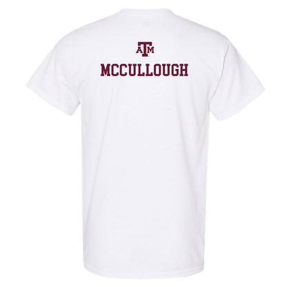 Texas A&M - NCAA Equestrian : Ella McCullough - White Out 2026 T-Shirt-1