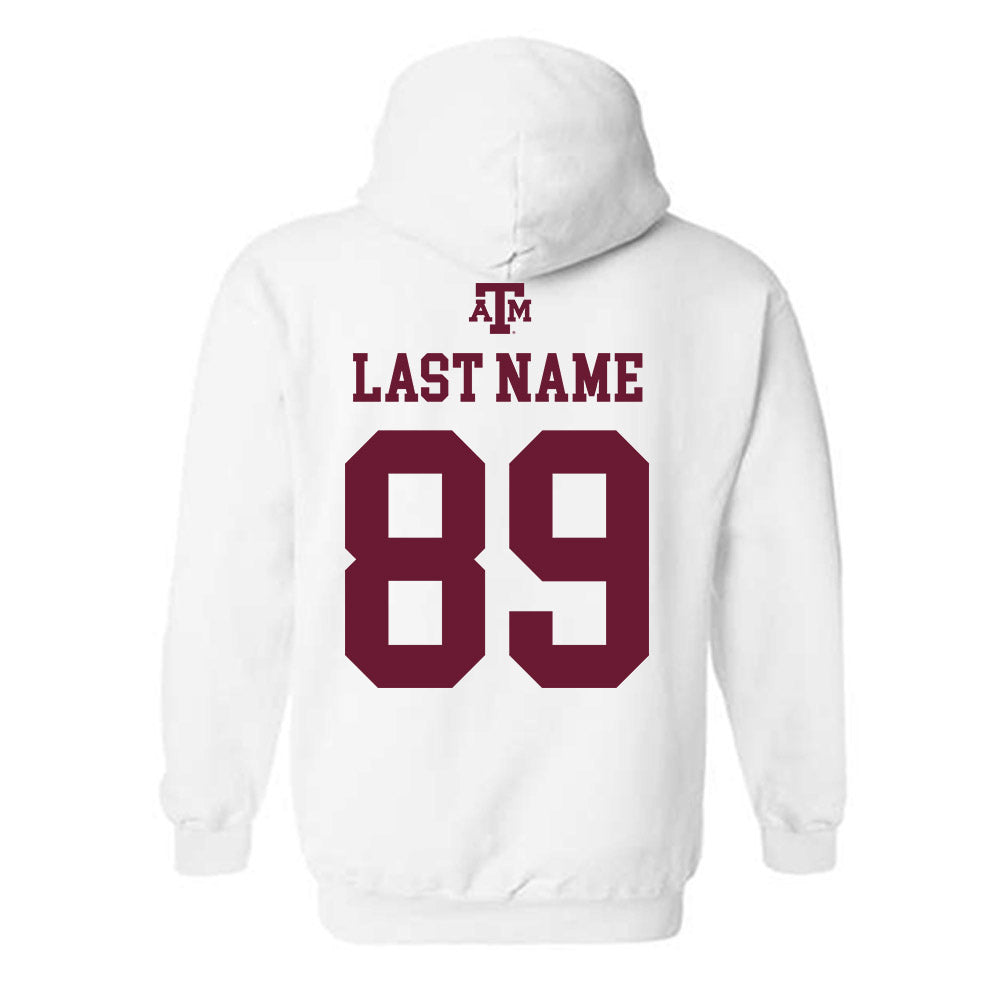 Texas A&M - NCAA Football : Kade Stewart - White Out 2026 Hooded Sweatshirt-1