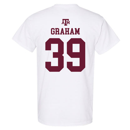 Texas A&M - NCAA Football : Adam Graham - White Out 2026 T-Shirt-1