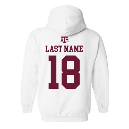 Texas A&M - NCAA Football : TK Norman - White Out 2026 Hooded Sweatshirt-1