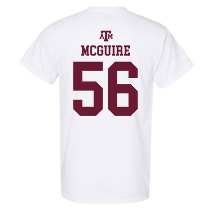Texas A&M - NCAA Football : Nelson Mcguire - White Out 2026 T-Shirt-1