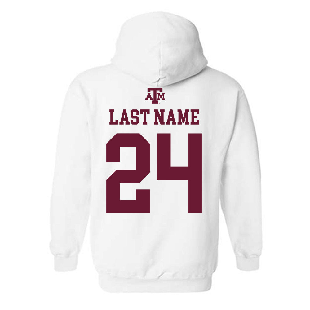 Texas A&M - NCAA Football : Cobey Sellers - White Out 2026 Hooded Sweatshirt-1