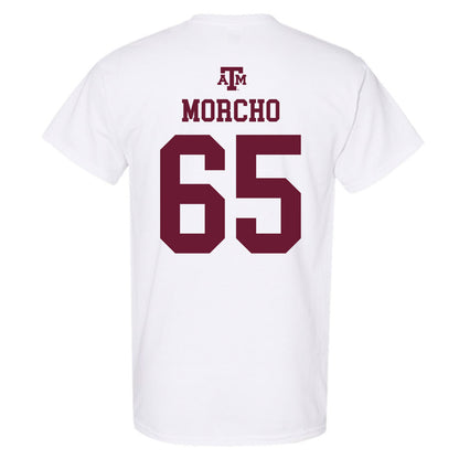 Texas A&M - NCAA Football : Avery Morcho - White Out 2026 T-Shirt-1