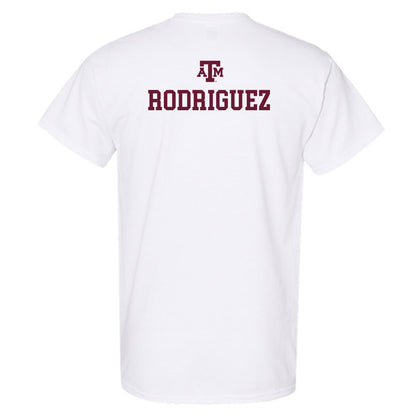 Texas A&M - NCAA Equestrian : Dylanne Rodriguez - White Out 2026 T-Shirt-1