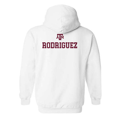 Texas A&M - NCAA Equestrian : Marianna Rodriguez - White Out 2026 Hooded Sweatshirt-1