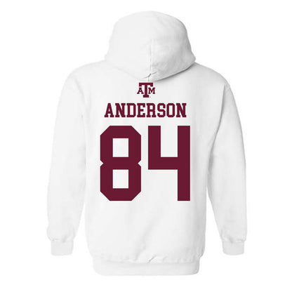 Texas A&M - NCAA Football : Richie Anderson - White Out 2026 Hooded Sweatshirt-1