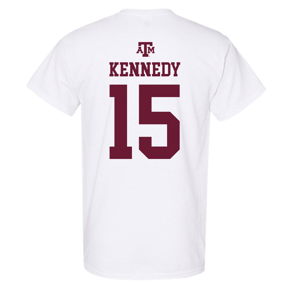 Texas A&M - NCAA Football : Rylan Kennedy - White Out 2026 T-Shirt-1