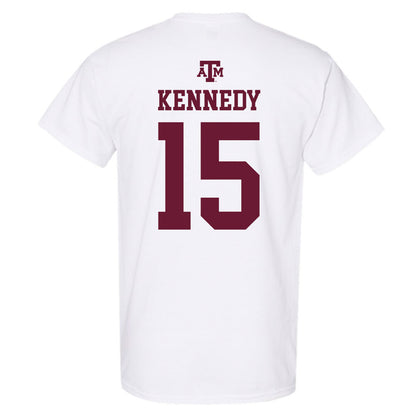 Texas A&M - NCAA Football : Rylan Kennedy - White Out 2026 T-Shirt-1