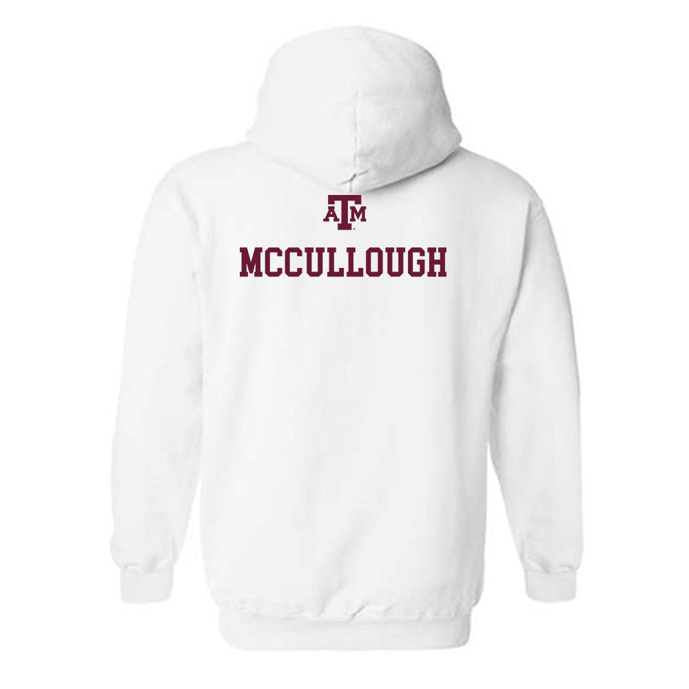 Texas A&M - NCAA Equestrian : Ella McCullough - White Out 2026 Hooded Sweatshirt-1