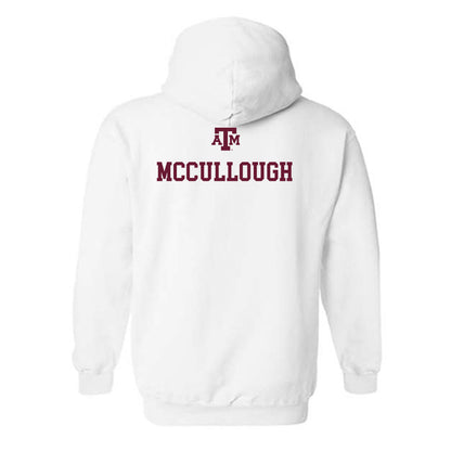 Texas A&M - NCAA Equestrian : Ella McCullough - White Out 2026 Hooded Sweatshirt-1