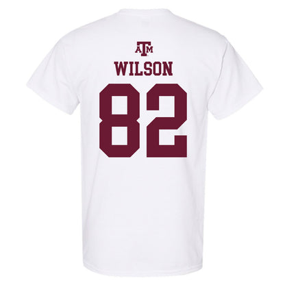 Texas A&M - NCAA Football : Jonah Wilson - White Out 2026 T-Shirt-1