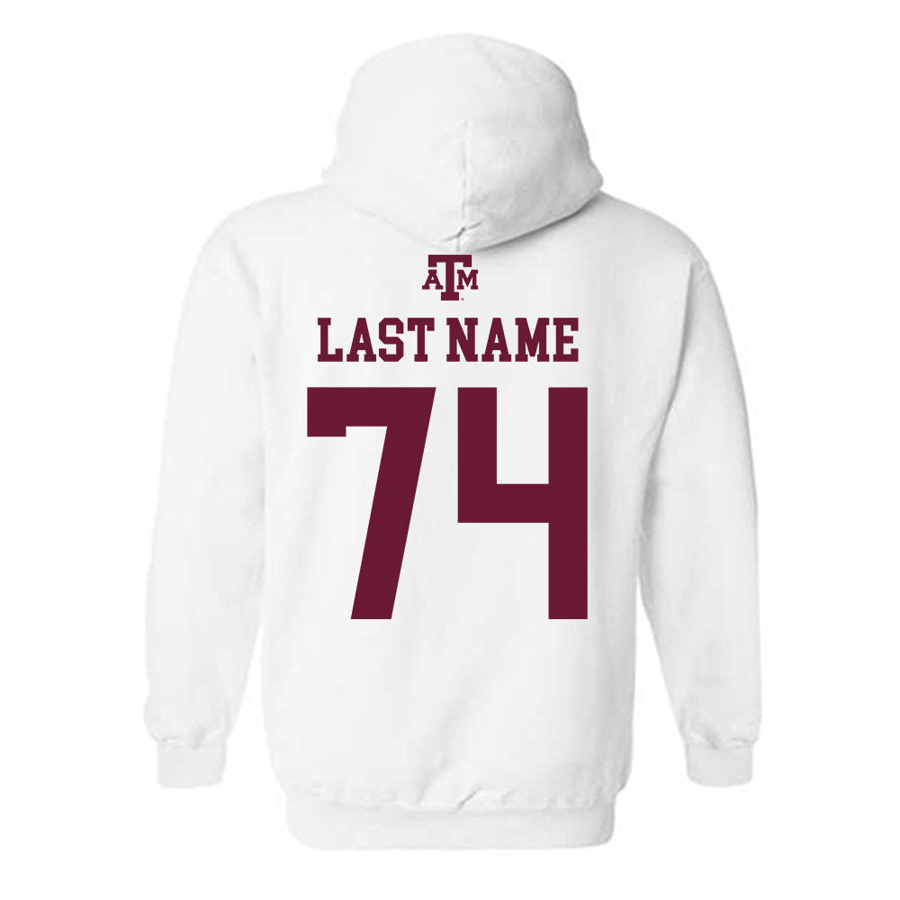 Texas A&M - NCAA Football : Zaden Krempin - White Out 2026 Hooded Sweatshirt-1