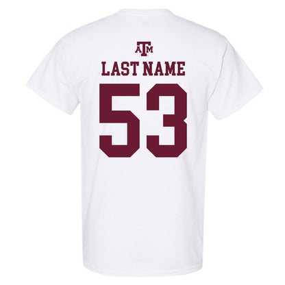 Texas A&M - NCAA Football : Jadon Scarlett - White Out 2026 T-Shirt-1