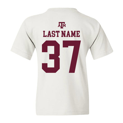 Texas A&M - NCAA Football : Tyler White - White Out 2026 Youth T-Shirt-1