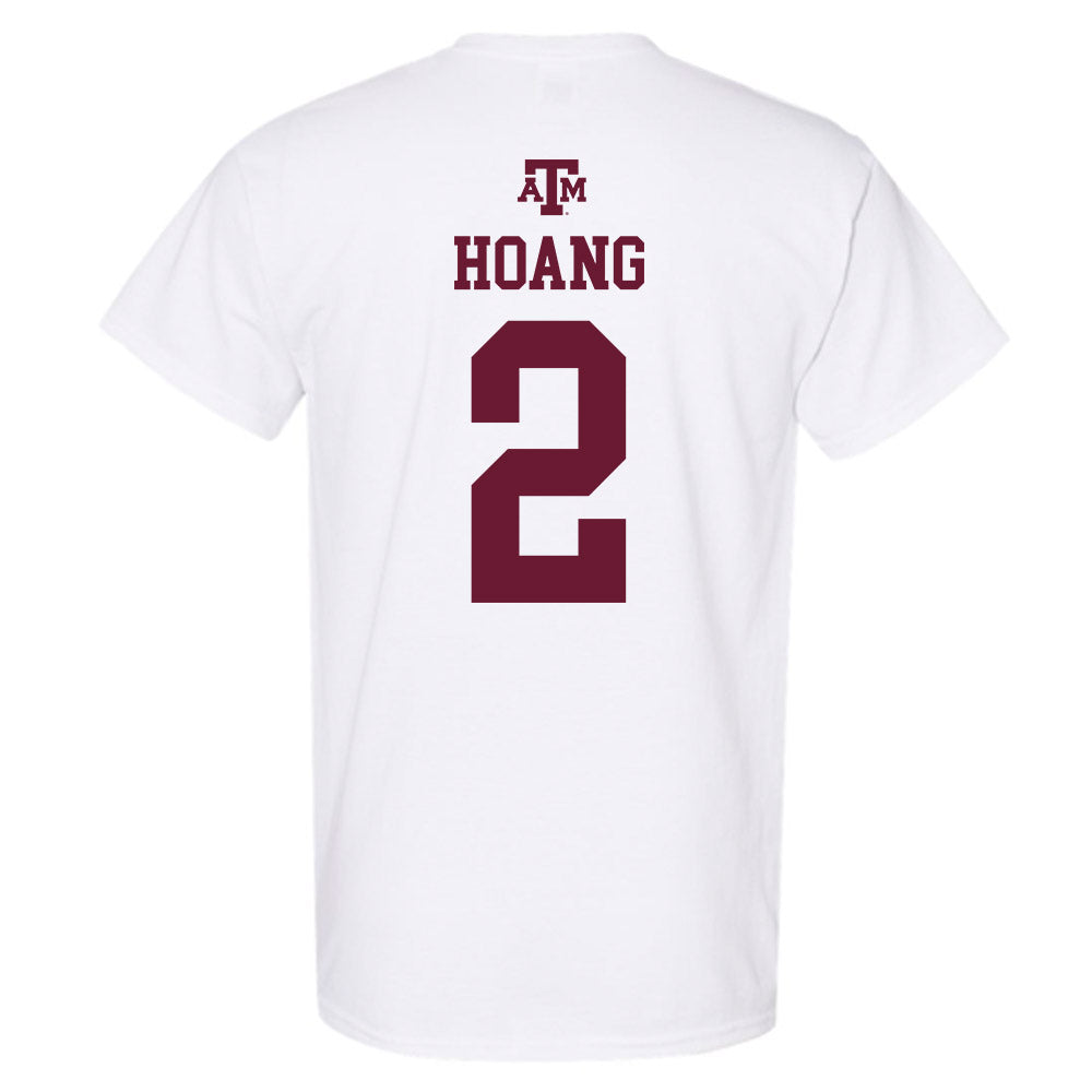 Texas A&M - NCAA Women's Soccer : Emma Hoang - White Out 2026 T-Shirt-1