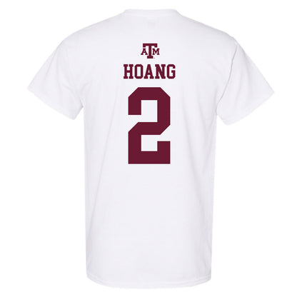 Texas A&M - NCAA Women's Soccer : Emma Hoang - White Out 2026 T-Shirt-1