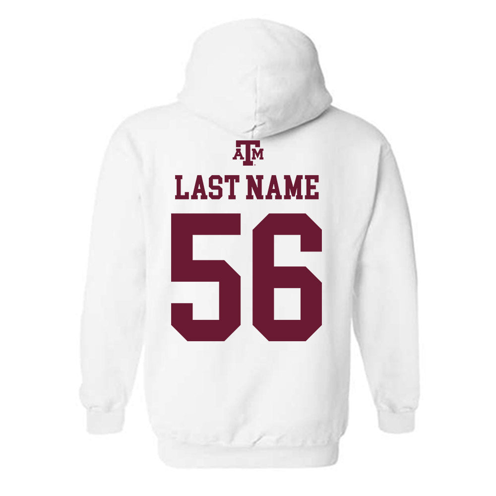 Texas A&M - NCAA Football : Nelson Mcguire - White Out 2026 Hooded Sweatshirt-1