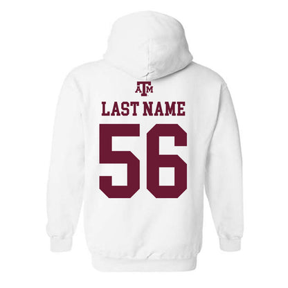 Texas A&M - NCAA Football : Nelson Mcguire - White Out 2026 Hooded Sweatshirt-1