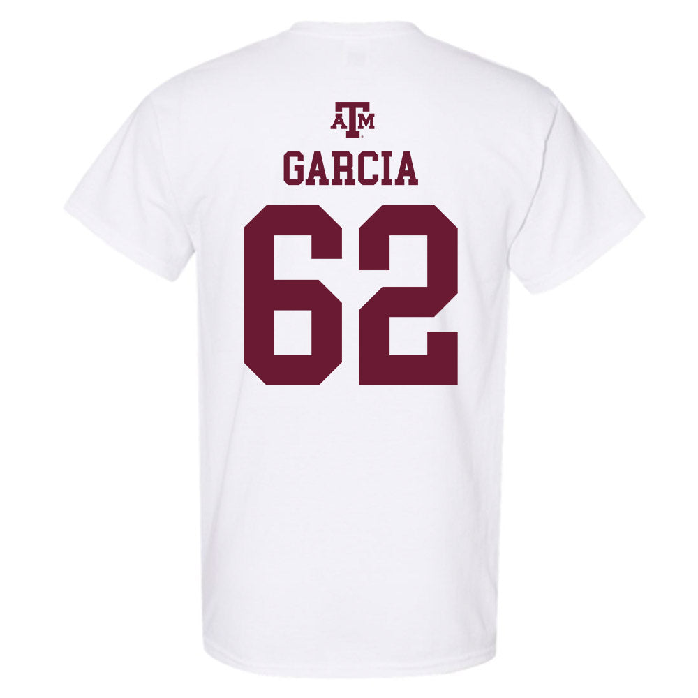 Texas A&M - NCAA Football : Marcus Garcia - White Out 2026 T-Shirt-1