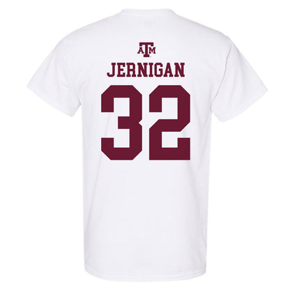 Texas A&M - NCAA Football : Tristan Jernigan - White Out 2026 T-Shirt-1