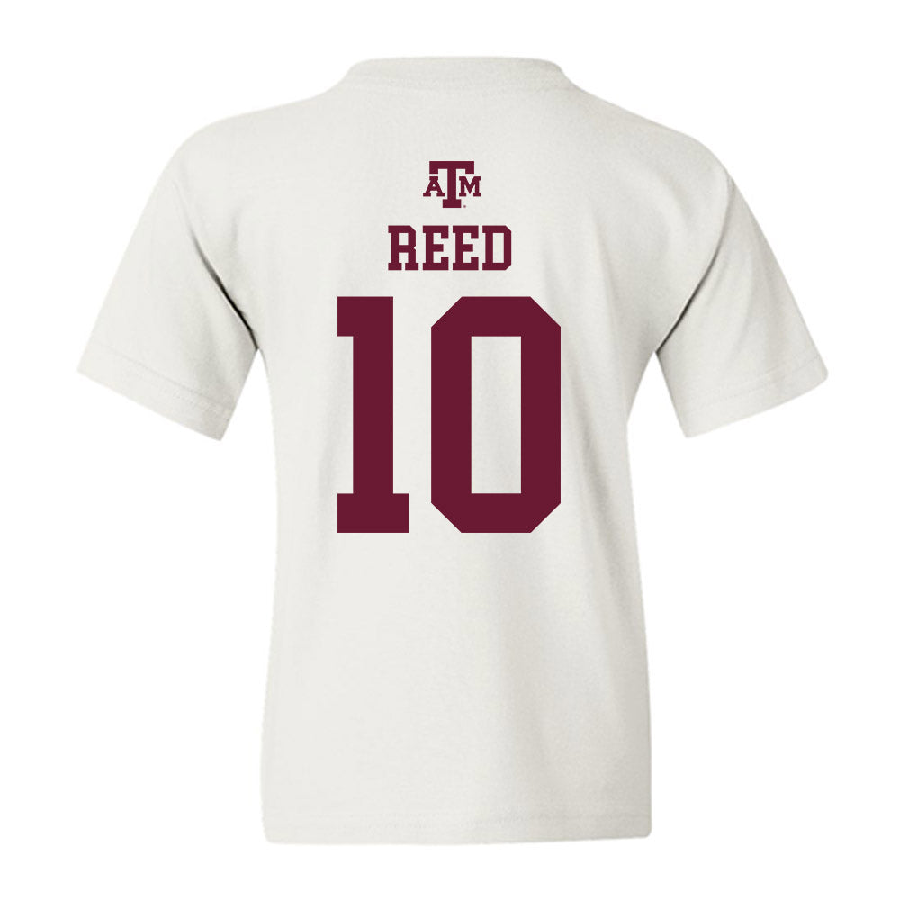 Texas A&M - NCAA Football : Marcel Reed - White Out 2026 Youth T-Shirt-1
