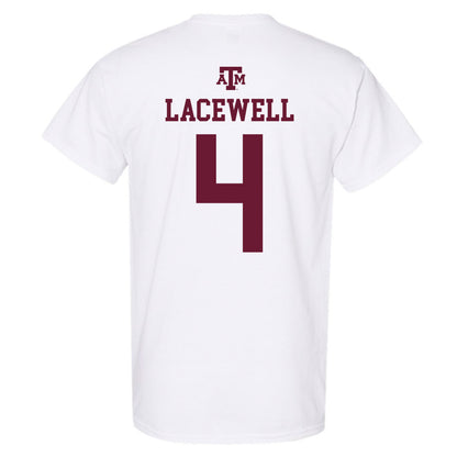 Texas A&M - NCAA Women's Volleyball : Brooke Lacewell - White Out 2026 T-Shirt-1