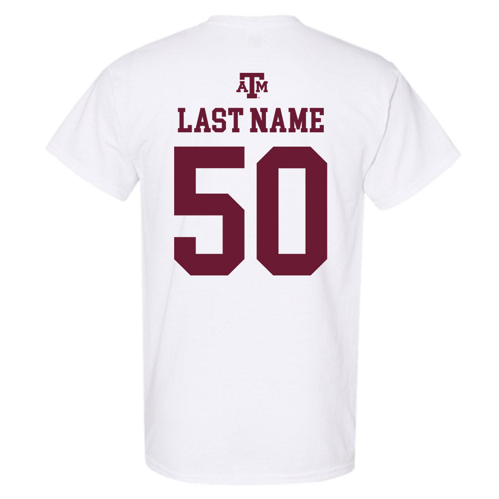 Texas A&M - NCAA Football : Dayon Hayes - White Out 2026 T-Shirt-1
