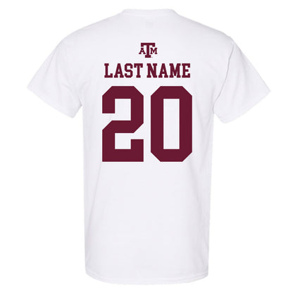 Texas A&M - NCAA Football : Adonyss Currie - White Out 2026 T-Shirt-1