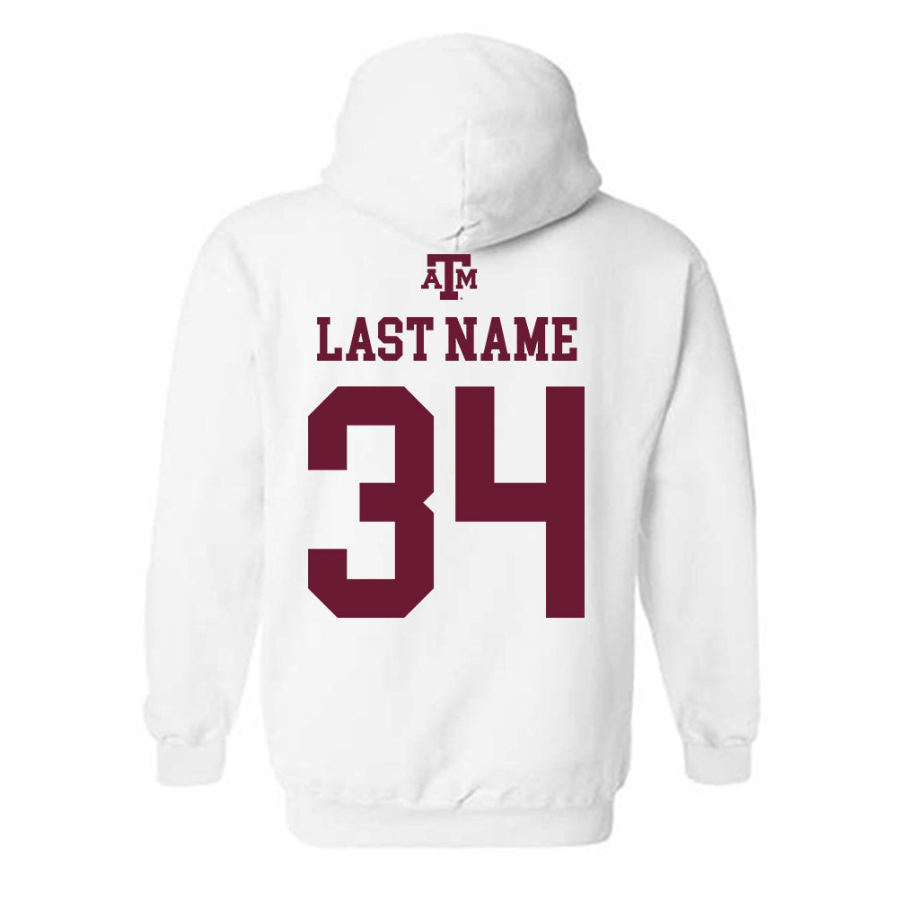 Texas A&M - NCAA Football : Kyle Garvis - White Out 2026 Hooded Sweatshirt-1