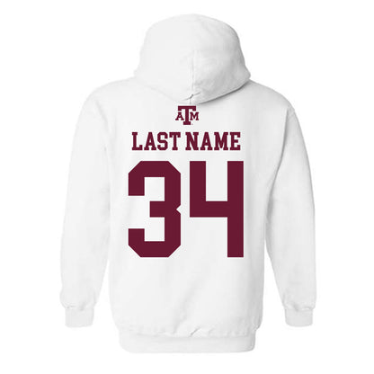 Texas A&M - NCAA Football : Kyle Garvis - White Out 2026 Hooded Sweatshirt-1