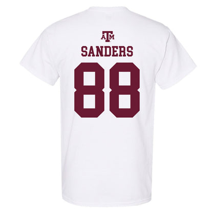 Texas A&M - NCAA Football : DJ Sanders - White Out 2026 T-Shirt-1