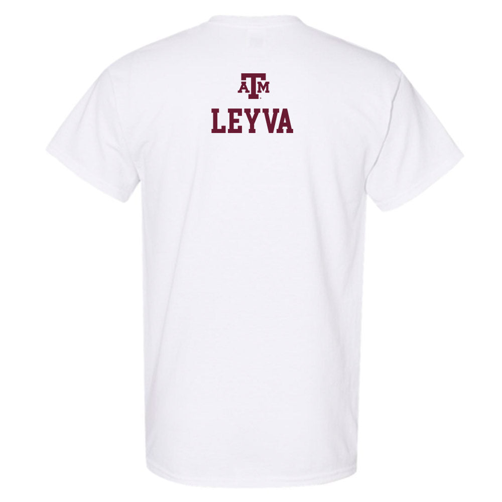Texas A&M - NCAA Equestrian : Aubree Leyva - White Out 2026 T-Shirt-1
