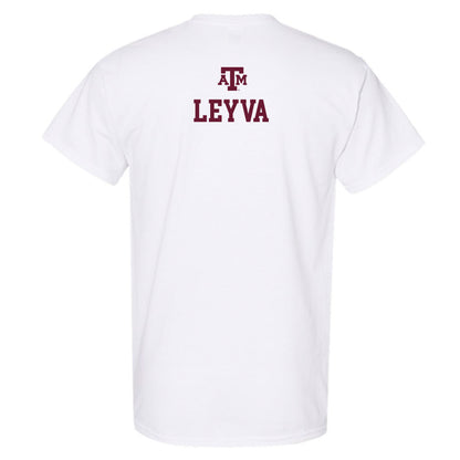 Texas A&M - NCAA Equestrian : Aubree Leyva - White Out 2026 T-Shirt-1