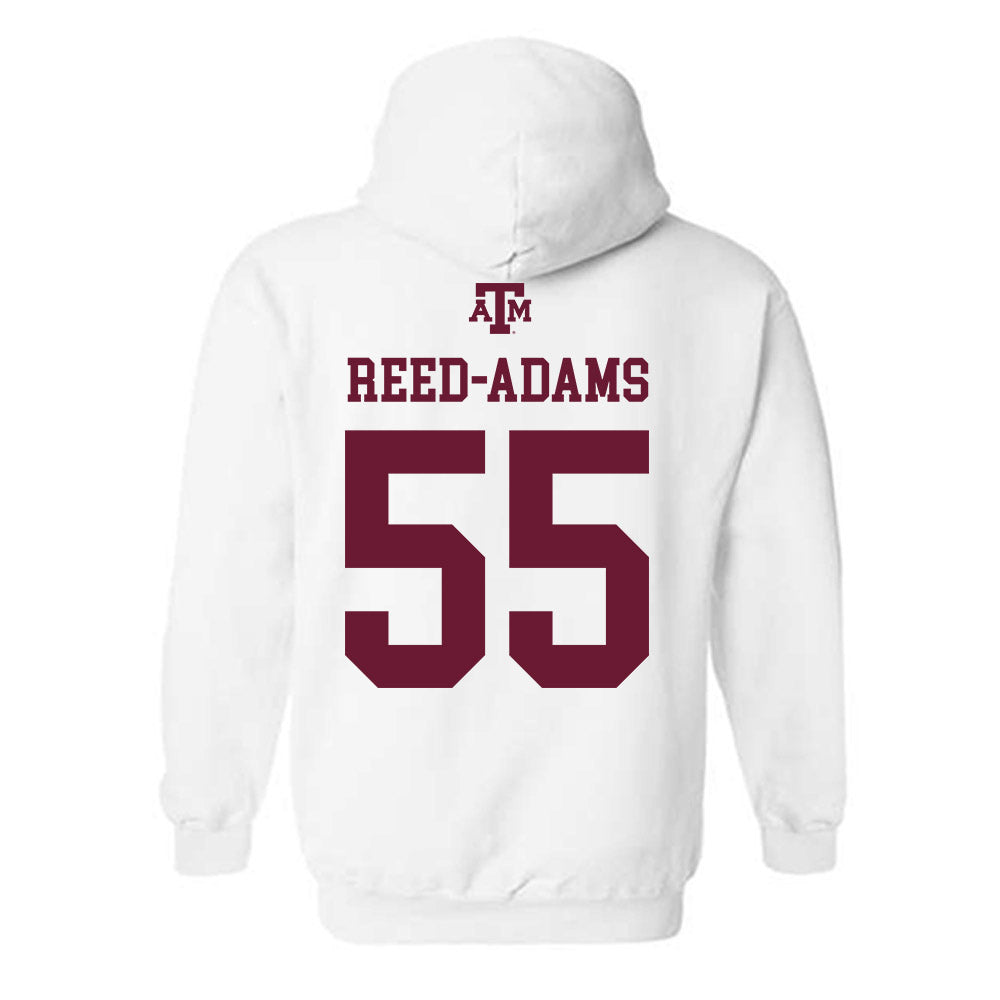 Texas A&M - NCAA Football : Ar'maj Reed-Adams - White Out 2026 Hooded Sweatshirt-1