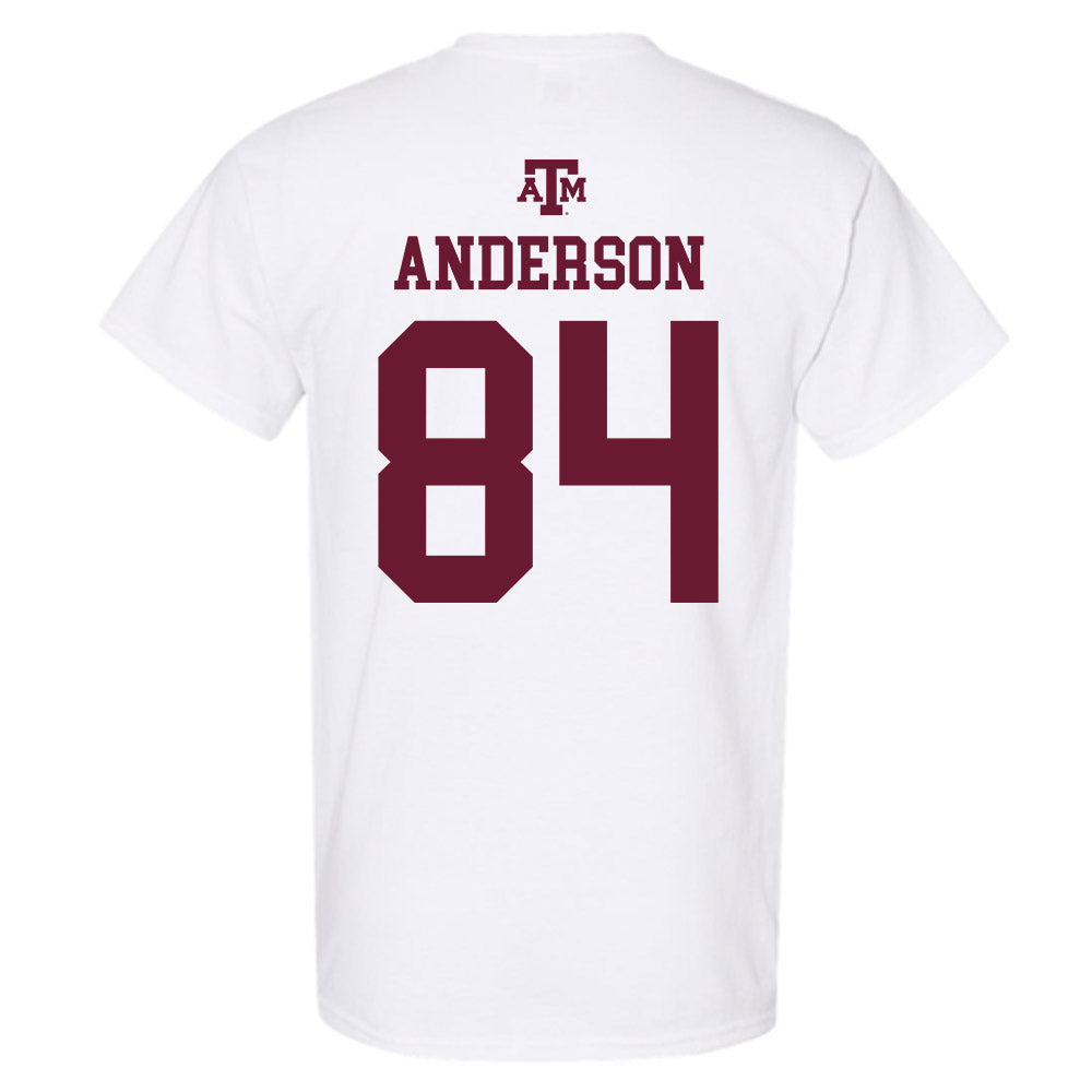 Texas A&M - NCAA Football : Richie Anderson - White Out 2026 T-Shirt-1