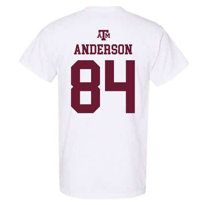 Texas A&M - NCAA Football : Richie Anderson - White Out 2026 T-Shirt-1