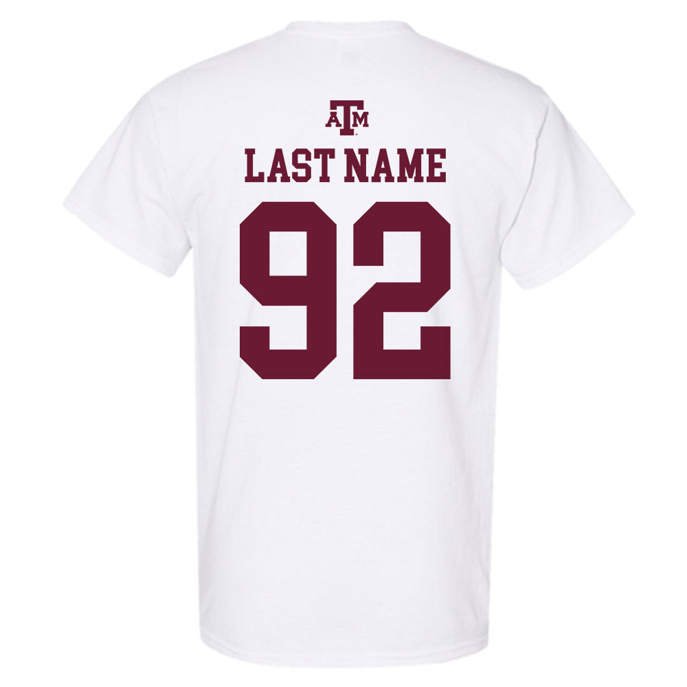 Texas A&M - NCAA Football : Sam M'Pemba - White Out 2026 T-Shirt-1
