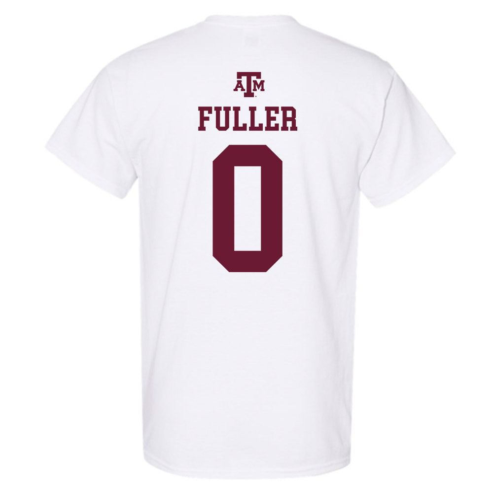 Texas A&M - NCAA Women's Soccer : Sydney Fuller - White Out 2026 T-Shirt-1