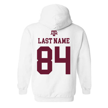 Texas A&M - NCAA Football : Amari Niblack - White Out 2026 Hooded Sweatshirt-1